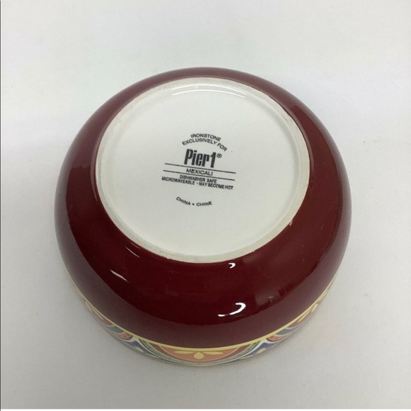 Pier 1 Mexicali Print Bowl - Picture 3 of 4